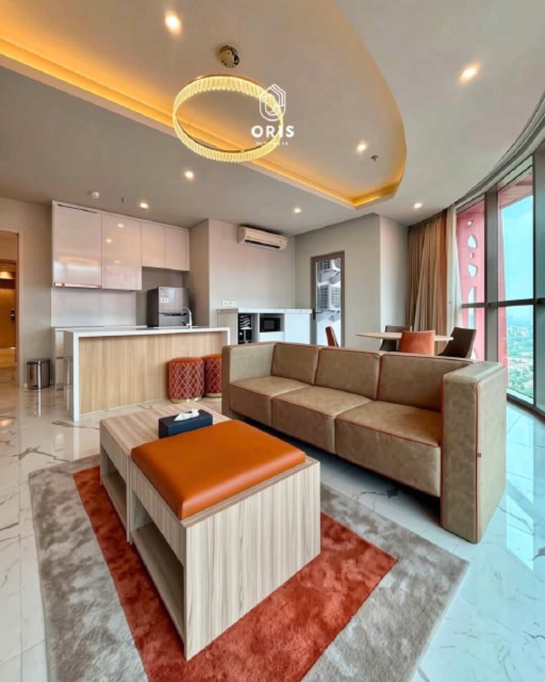 South Quarter 3 BR, Fully Furnished, High Floor - foto utama