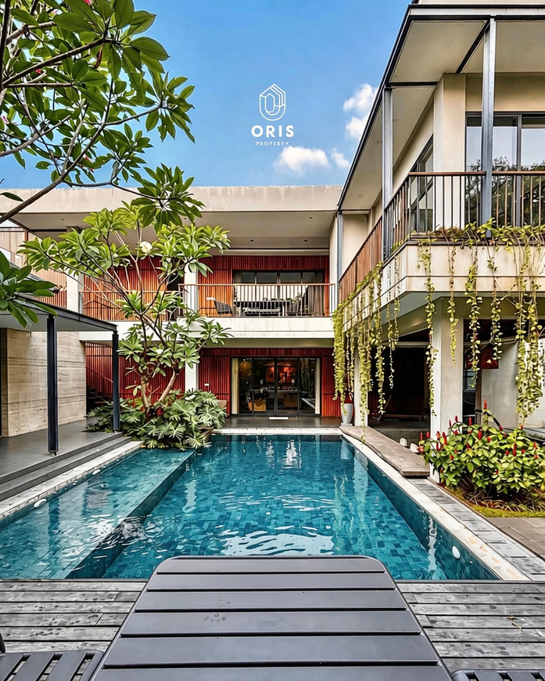 Modern Tropical Dalam Cluster, Hadap Timur - Bintaro Sektor 8 - foto utama